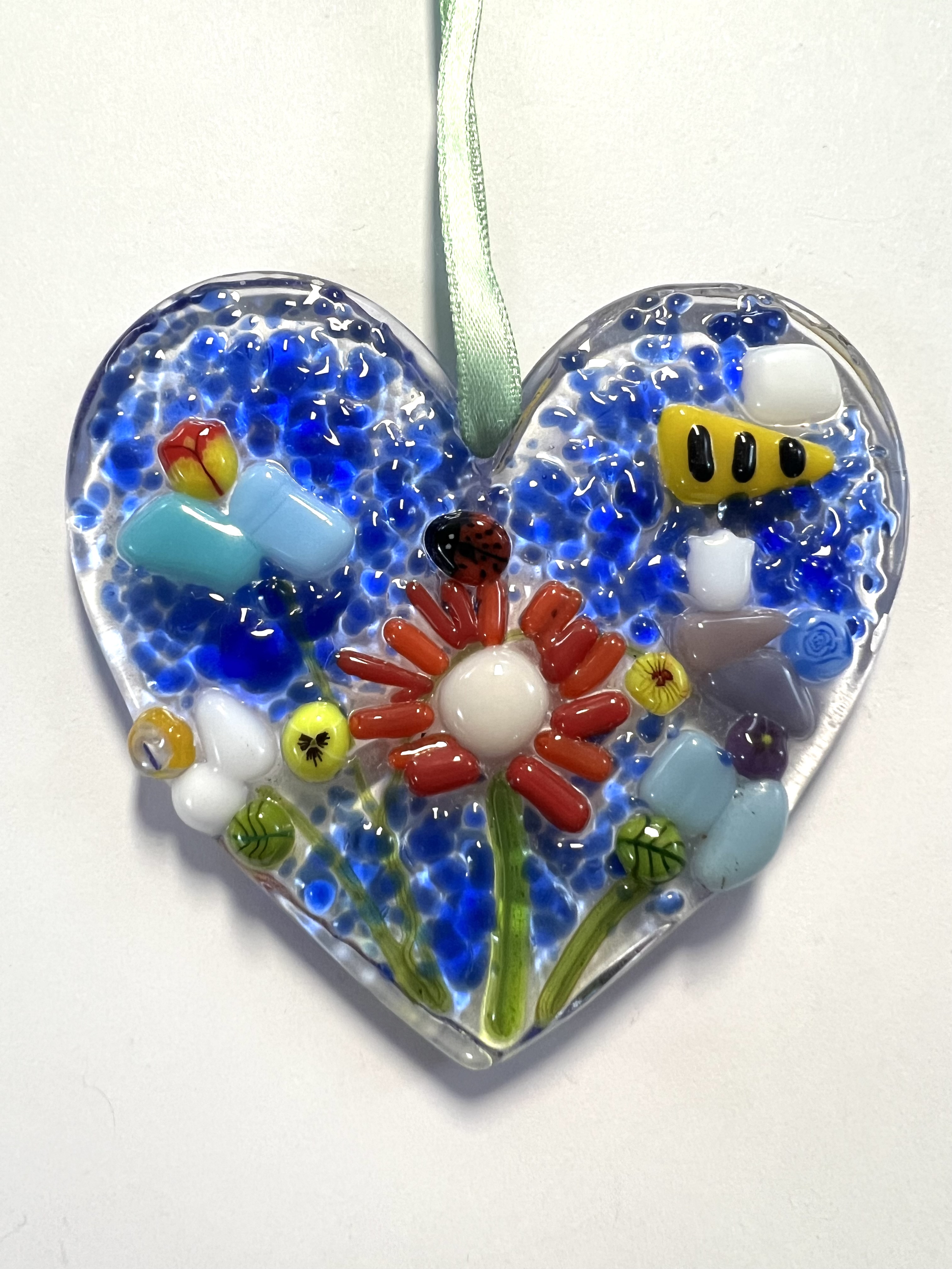 Fused Glass Heart